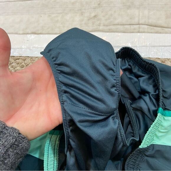 Ladies Nike Dri-Fit Tempo Running Short Lined Teal‎ and Grey Size XS - Picture 6 of 9